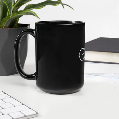 Jeremiah 29:11 Black Glossy Mug