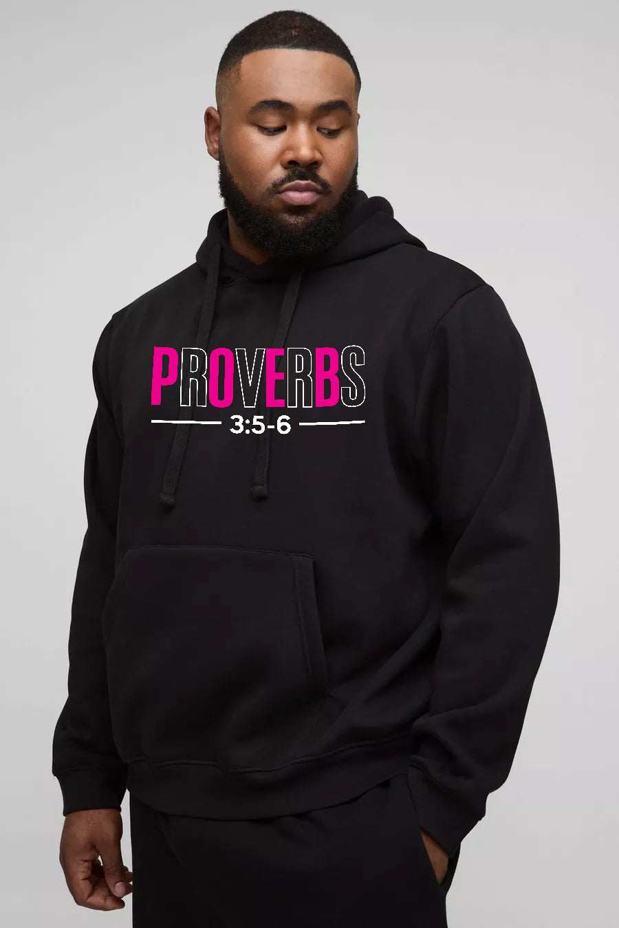 Oversized Proverbs 3:5-6 Hoodie