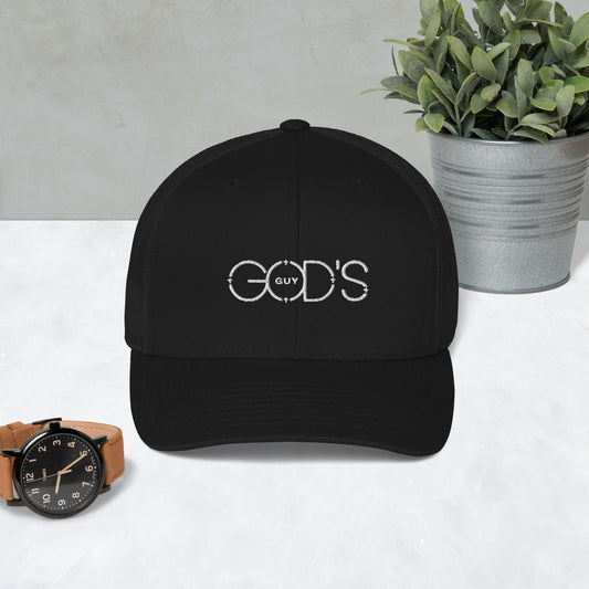 GOD'S GUY Trucker Cap (Embriodered logo)