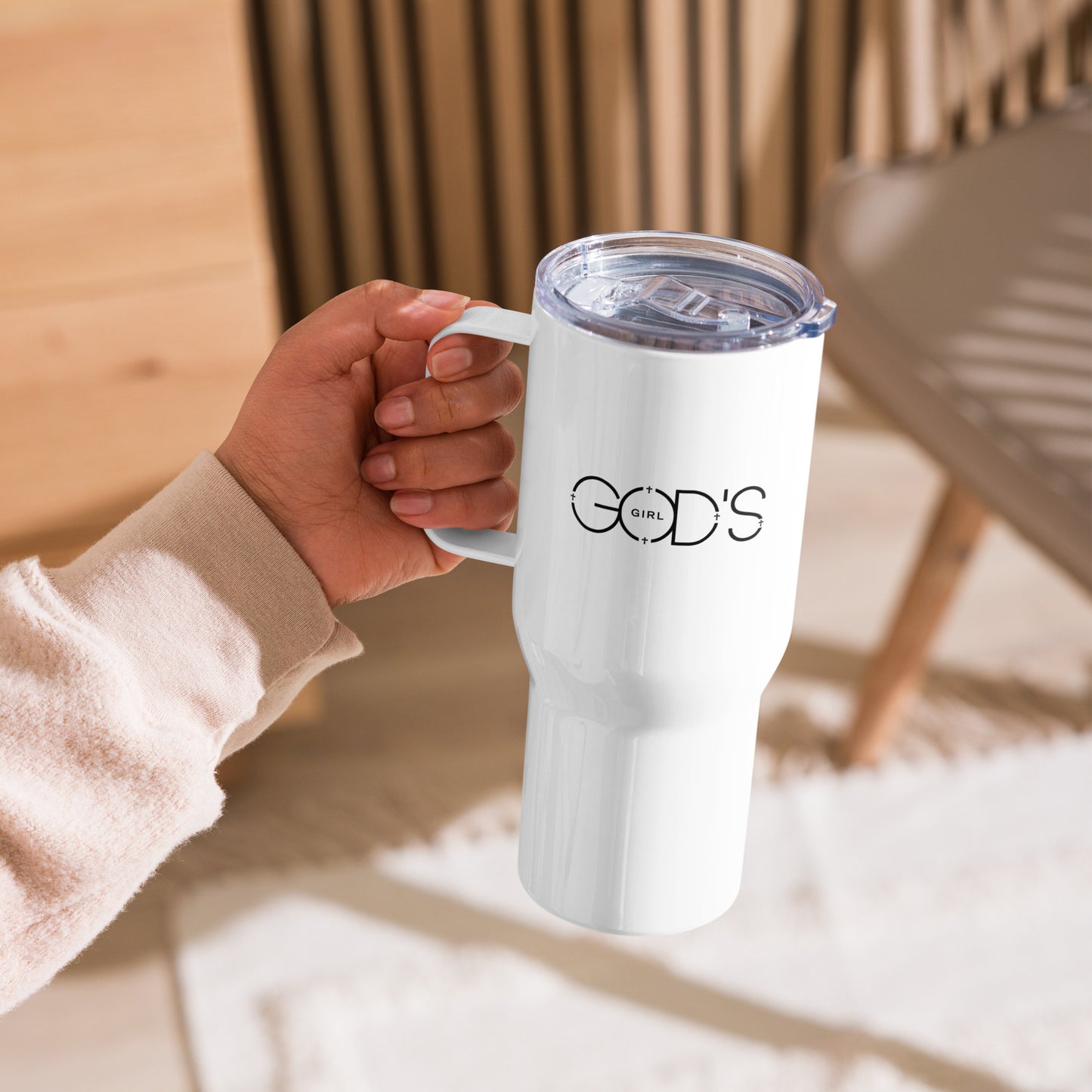 GOD'S GIRL Travel mug with a handle